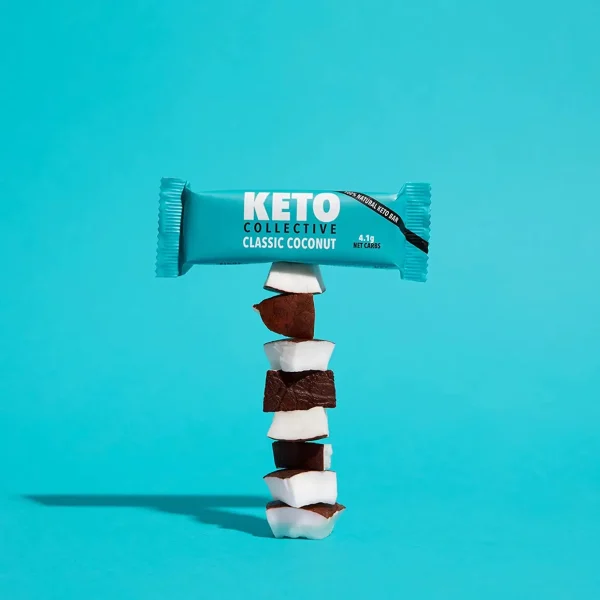 Keto Collective Classic Coconut - Lavkarbo Bar 15 x 40 g