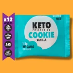 KETO Collective Cookie Vanilla - Larvkarbo kjeks 12 x 30 g - lavkarbo kjeks