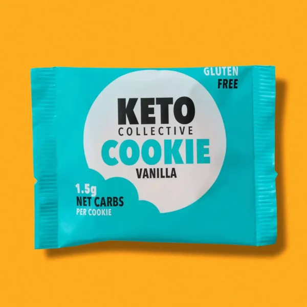 KETO Collective Cookie Vanilla - Larvkarbo kjeks 12 x 30 g - lavkarbo kjeks