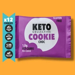 KETO Collective Cookie Chocolate - Larvkarbo kjeks 12 x 30 g