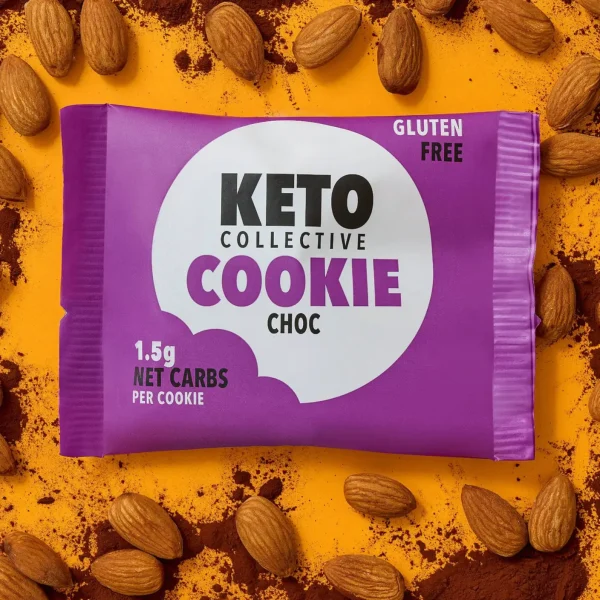 KETO Collective Cookie Chocolate - Larvkarbo kjeks 12 x 30 g