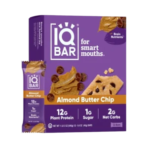 Almond Butter Chip Brain + Body Keto Protein Bars 12 x 45g