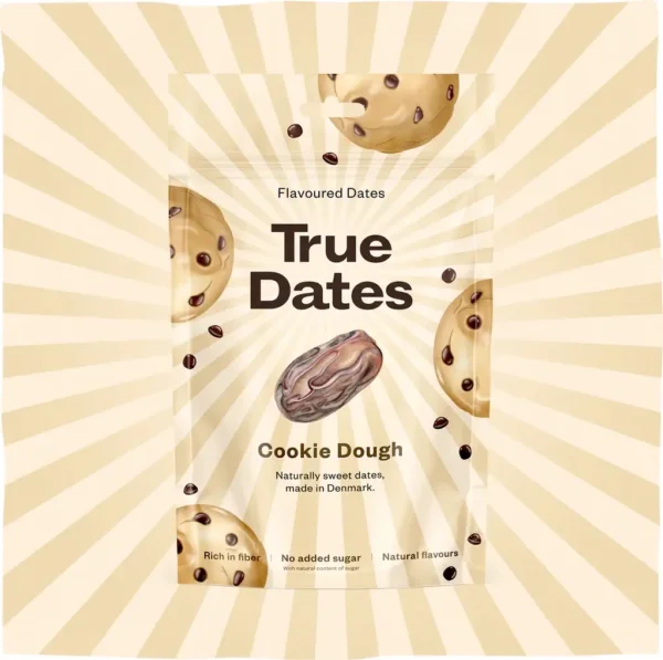 True Dates Cookie Dough 100g - 12 Poser