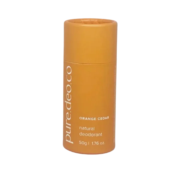 Natural Deodorant - Orange & Cedar 50g