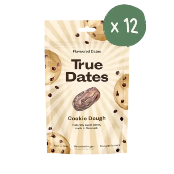 True Dates Cookie Dough 100g - 12 Poser