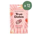 True Dates Sweet Peach 100g - Dadler med Ferskensmak - 12 Poser